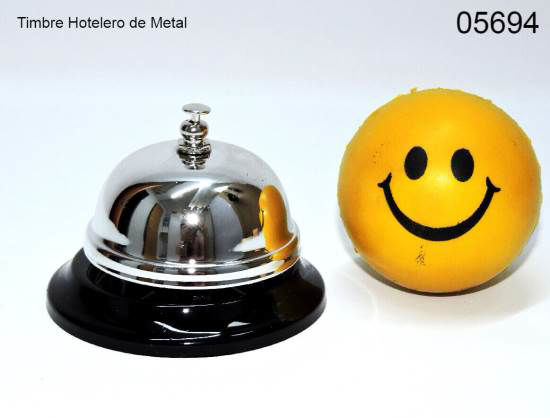Imagen de TIMBRE HOTELERO DE METAL 8.5CM 4.25